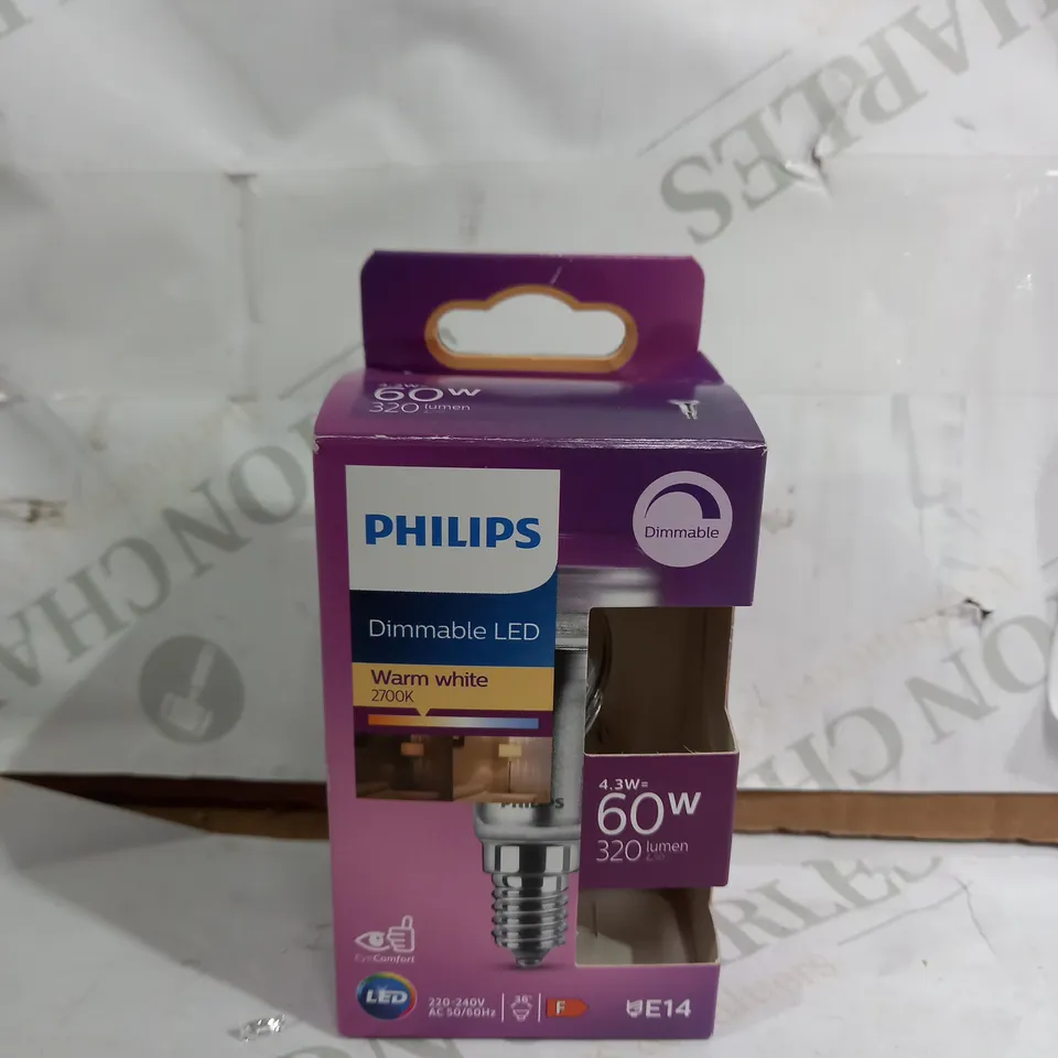 PHILIPS DIMMABLE LED WARM LIGHT 60W