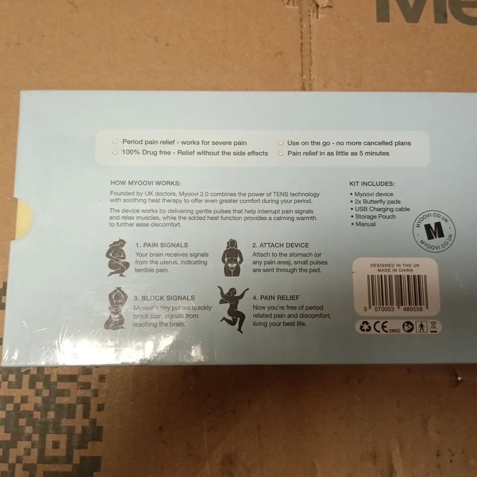 MYOOVI PERIOD PAIN RELIEF DEVICE 2.0 - BOXED 