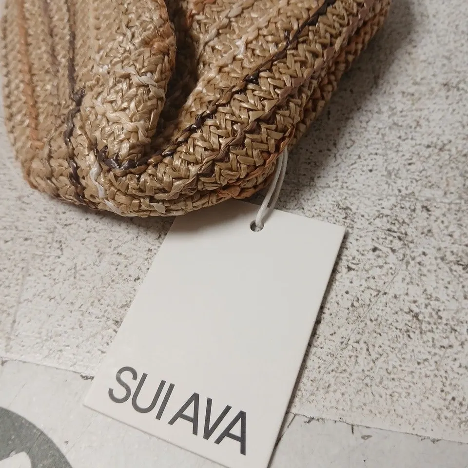 SUIAVA SAINT TROPEZ CLUTCH BAG – BROWN