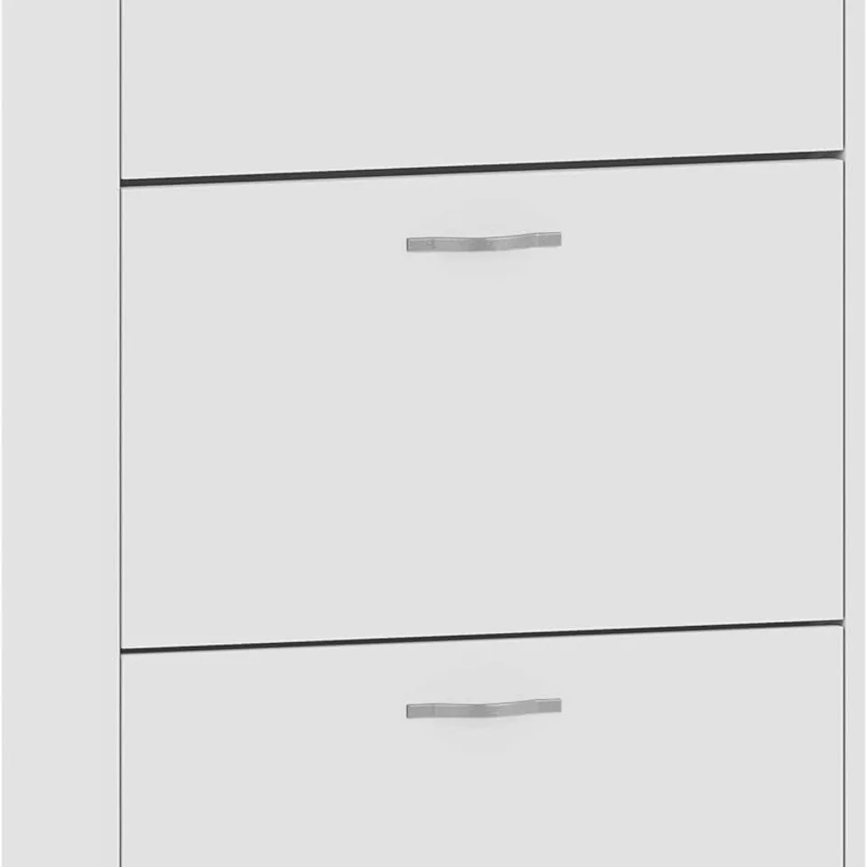 BOXED VIDA 3 DRAWER SHOE CABINET - WHITE (1 BOX)