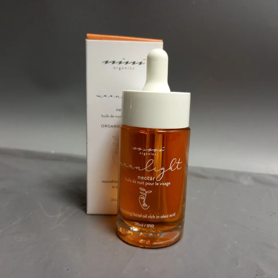 BOXED NINI MOONLIGHT NECTAR NOURISHING FACIAL OIL RICH IN OLEIC ACID 30ML 