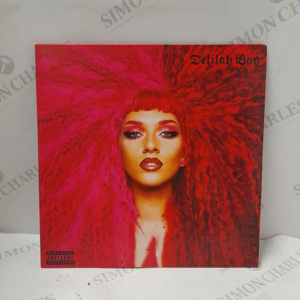 DELILAH BON RED/PINK DEBUT ALBUM VINYL 