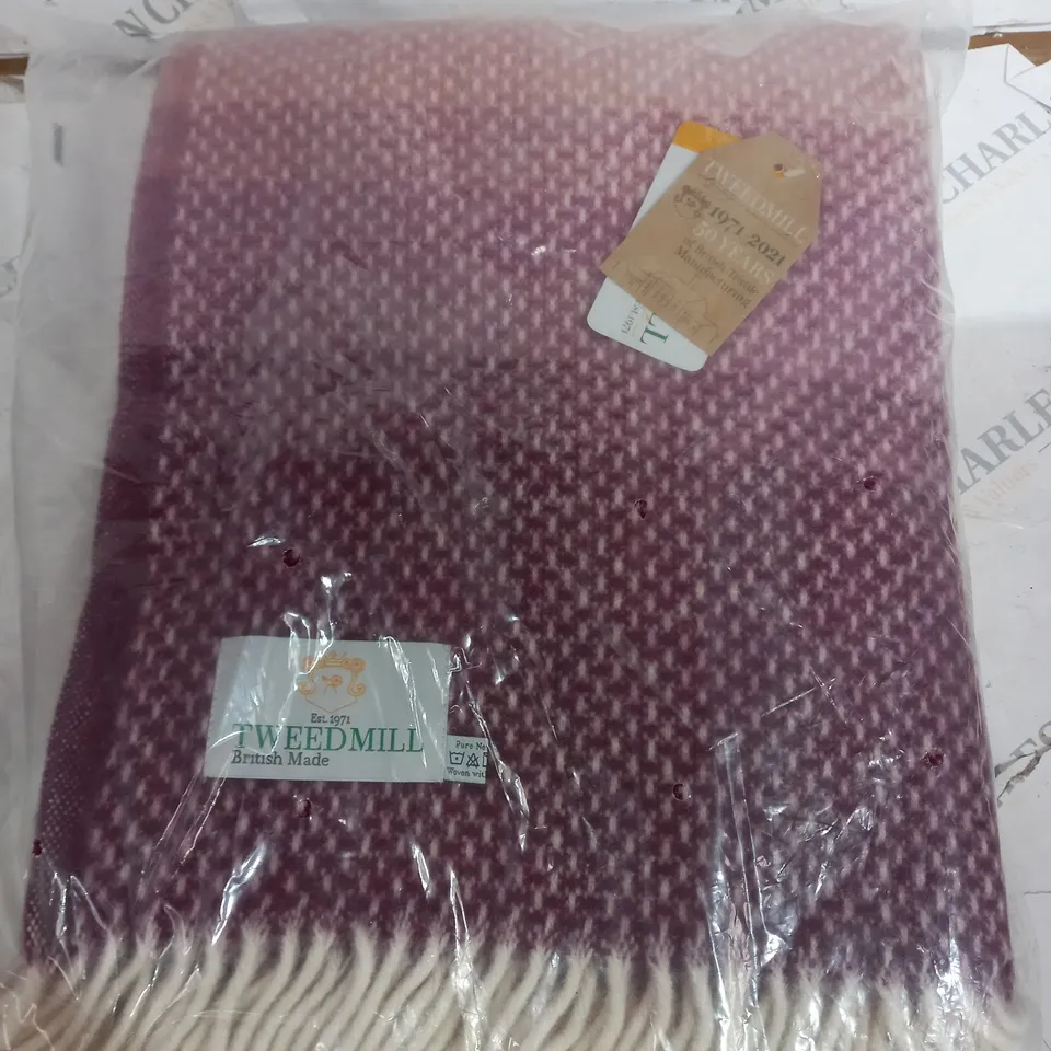 TRUDIE OLIVER TWEEDMILL BLANKET