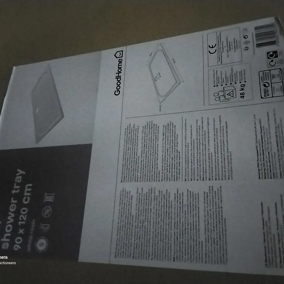 BOXED LIMSKI SLIM SHOWER TRAY 90X120CM