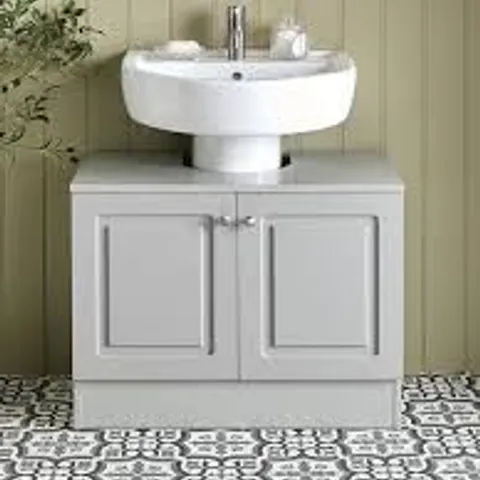 BOXED AVALON UNDER SINK CABINET - GREY (1 BOX)