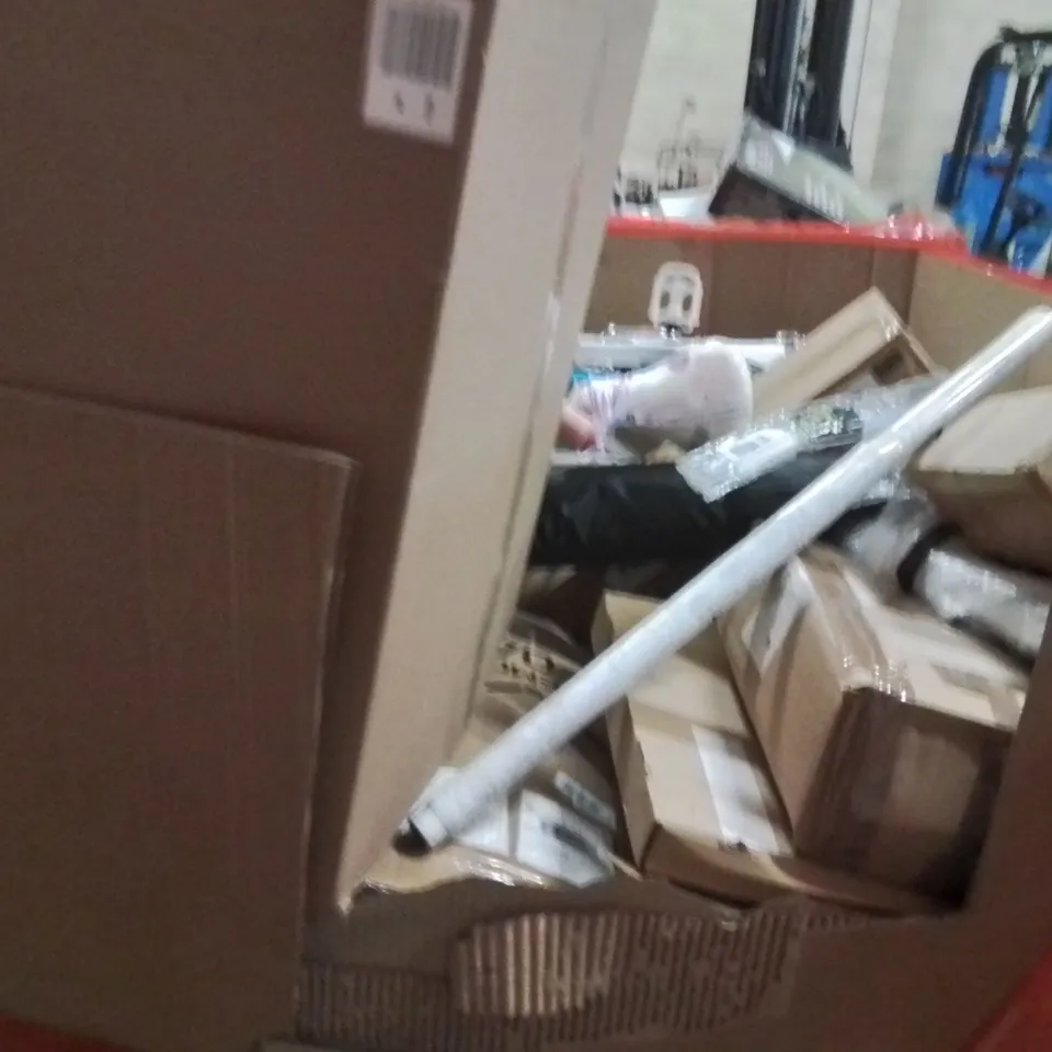 PALLET OF ASSORTED ITEMS INCLUDING:CLOCK,TOILET SEAT,PLUG SOCKET 