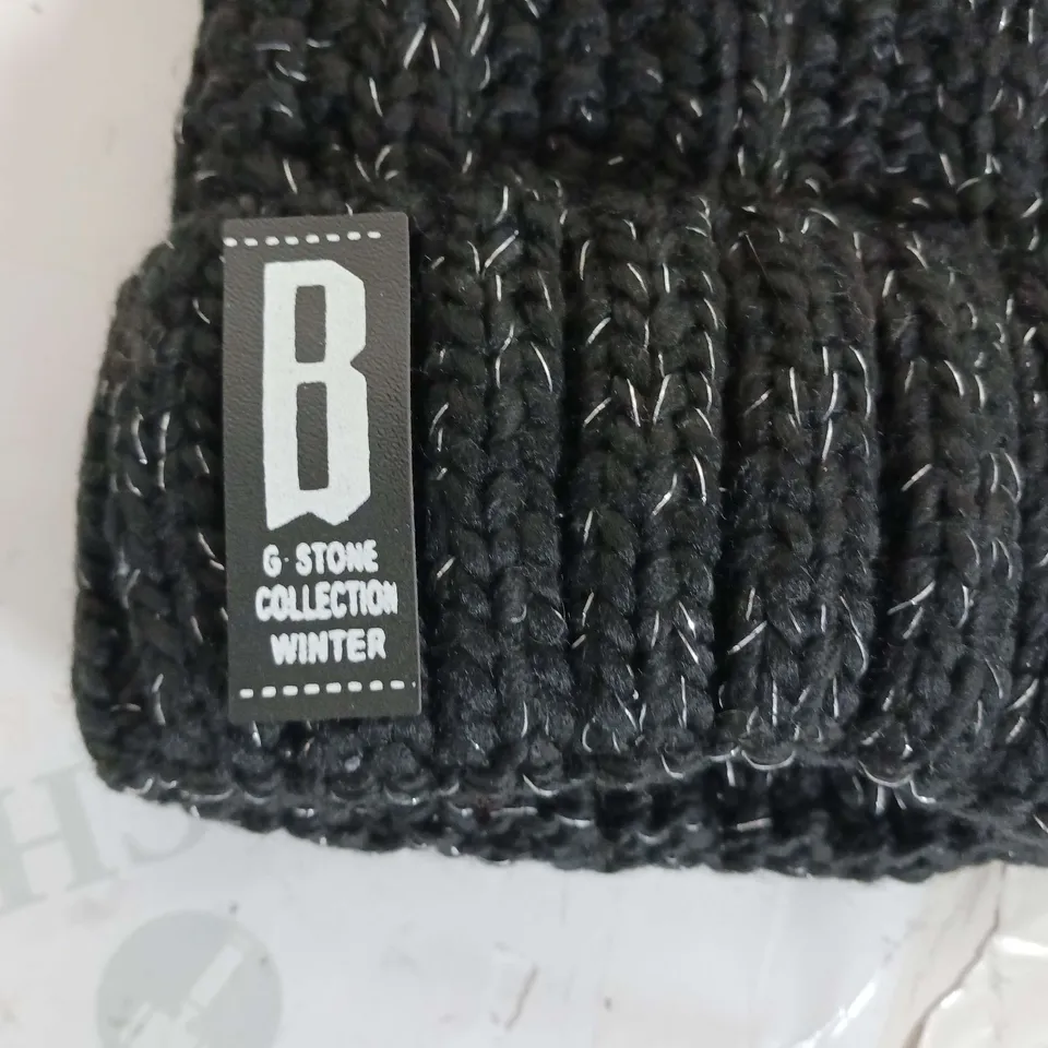 LILY ENGLAND G STONE WINTER COLLECTION HAT & MUFF SET 