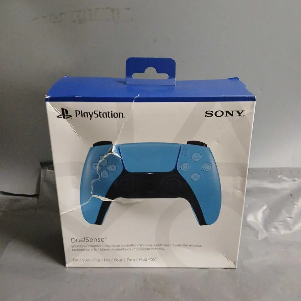 BOXED SONY PLAYSTATION 5 DUAL SENSE CONTROLLER IN BLUE