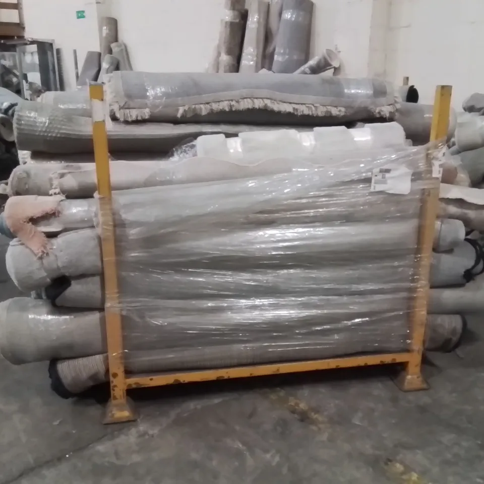 STILLAGE OF APPROXIMATELY 20 QUALITY DESIGNER RUGS