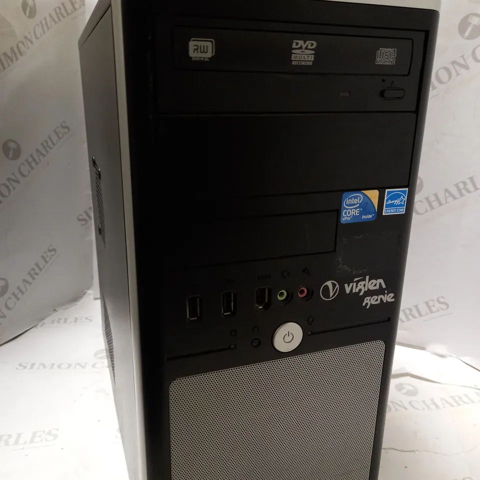 VIGLEN INTEL CORE 2 DUO WINDOWS 7 PC TOWER 