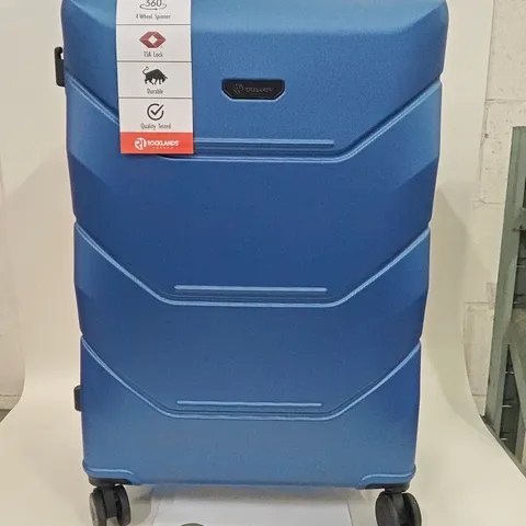 ROCKLANDS 28" HARD SHELLED LUGGAGE CASE IN BLUE
