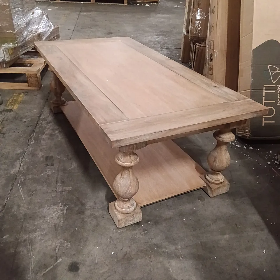 DUNELM BRIDGET COFFEE TABLE - WHITEWASH
