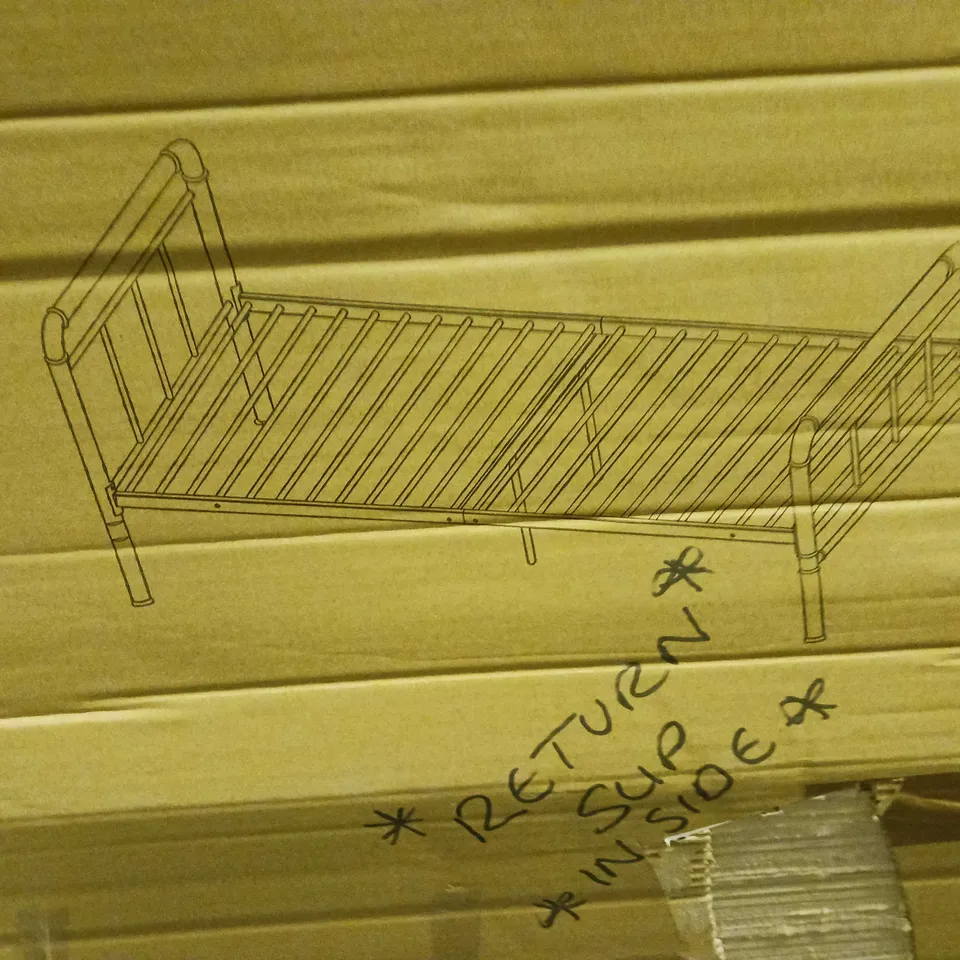 FREDDIE METAL BEDFRAME TEAL SINGLE RRP £99
