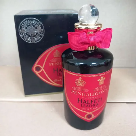 BOXED PENHALIGON'S HALFETI LEATHER EAU DE PARFUM 100ML