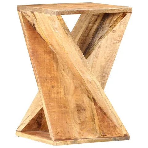 BOXED ALGUNO SIDE TABLE - MANGO COLOUR (1 BOX)