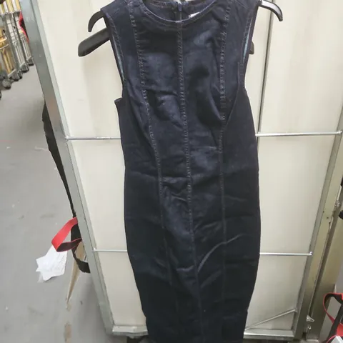 NOBODY'S CHILD DENIM PINAFORE DRESS – UK 10 (EU 38, US 6)