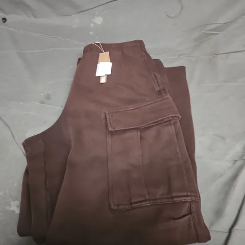 SKIMS BOYFRIEND FLEECE CARGO SWEATPANTS - SMALL