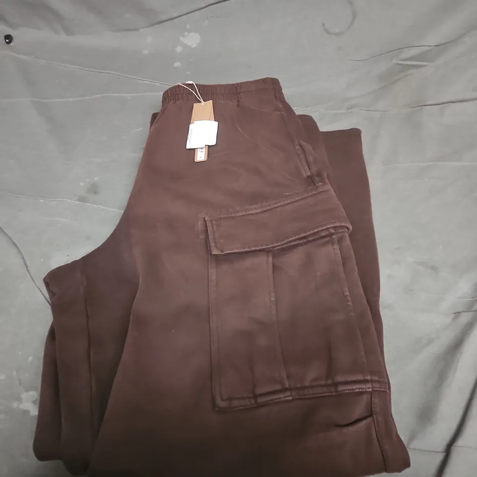 SKIMS BOYFRIEND FLEECE CARGO SWEATPANTS - SMALL