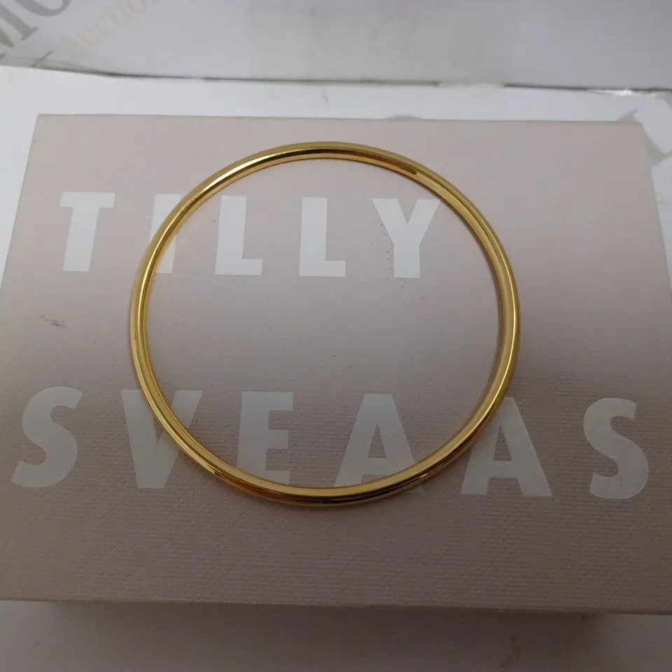 TILLY SVEAAS GOLD EFFECT BANGLE