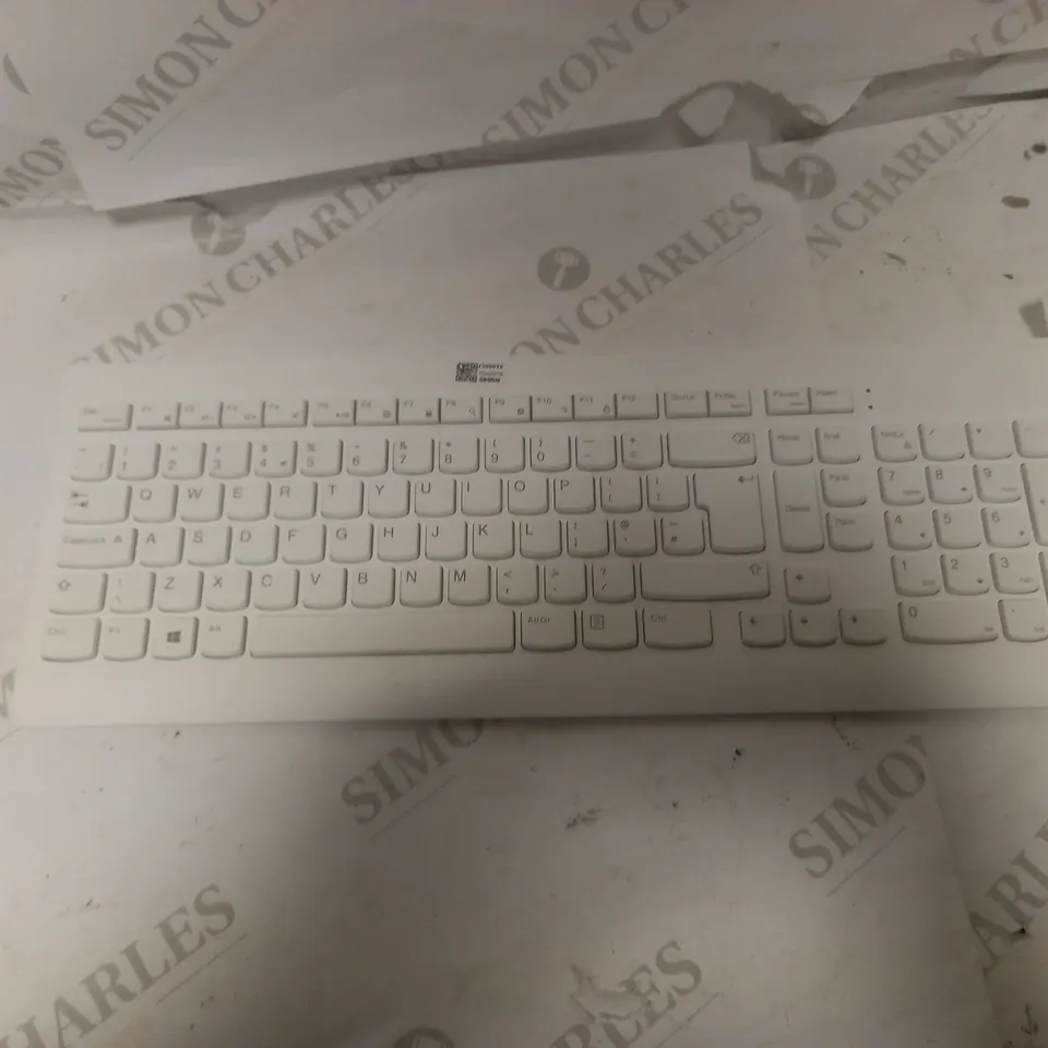 LENOVO WHITE WIRELESS KEYBOARD