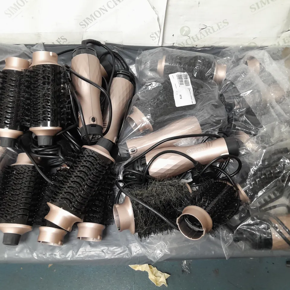 LOT OF 9 UNBOXED REVAMP VOLUME & STYLE 1200W HOT AIT STYLERS