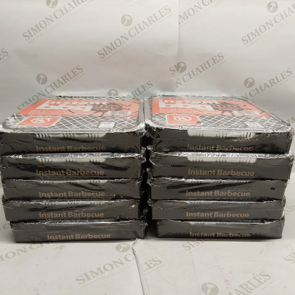 LOT OF 10X INSTANT DISPOSABLE BBQS 