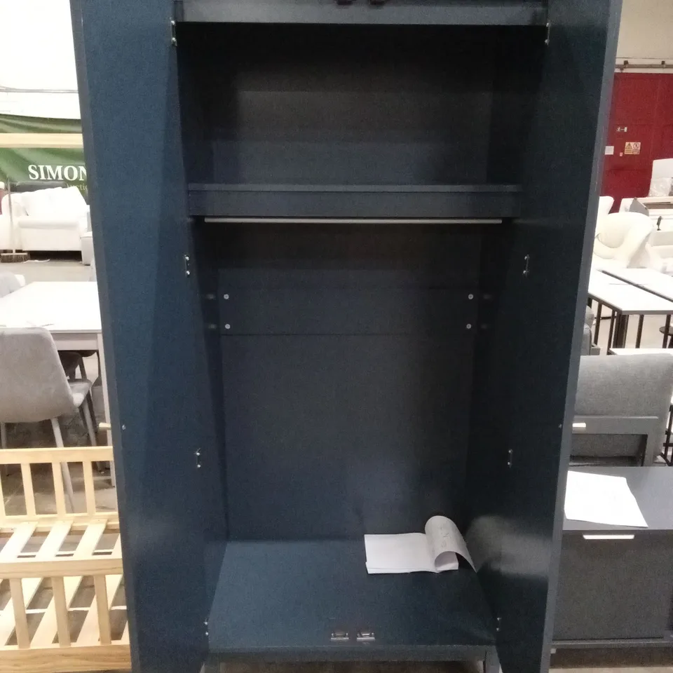 ALIYU 2 DOOR MANUFACTURED WOOD WARDROBE