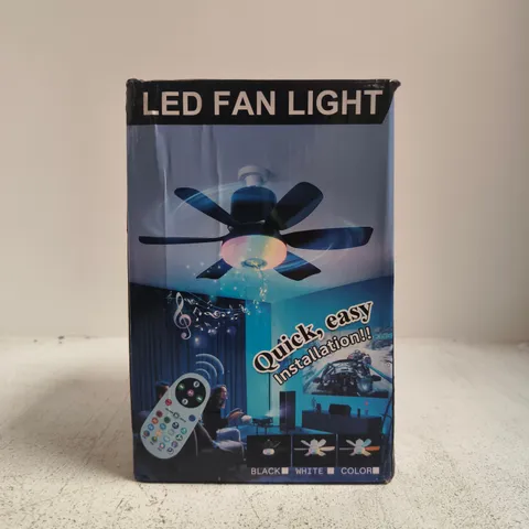 BOXED UNBRANDED LED FAN LIGHT