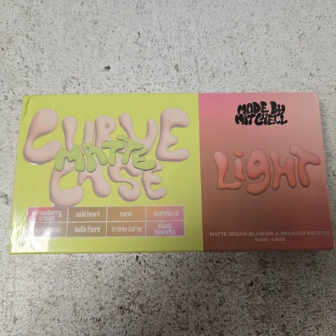 MADE BY MITCHELL MATTE CREAM BLUSHER & BRONZER PALETTE