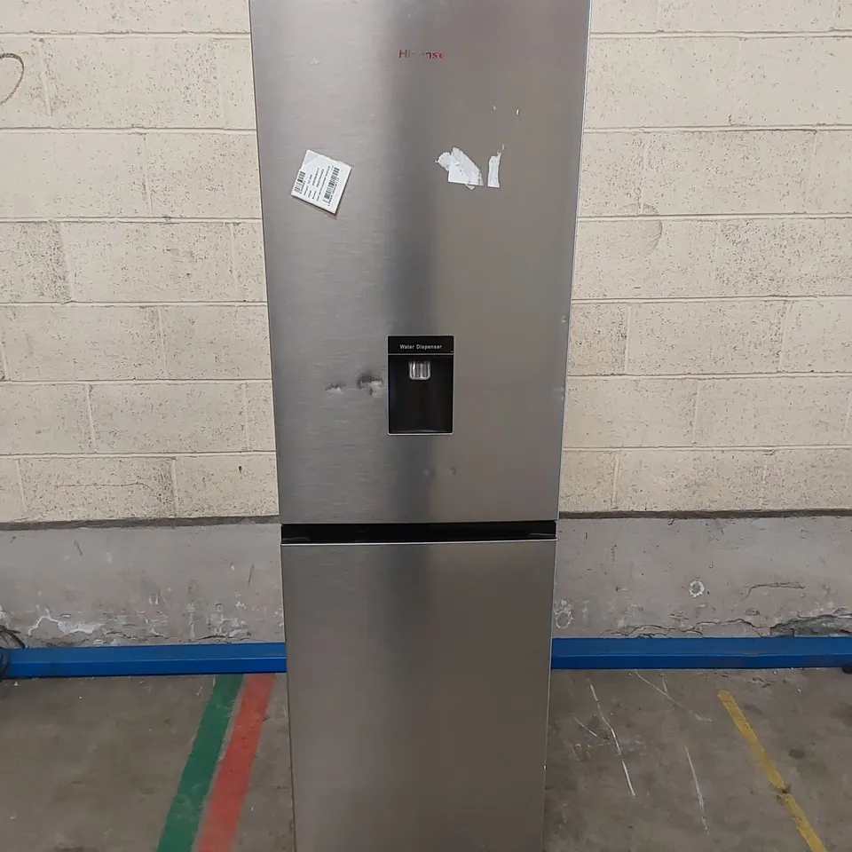 HISENSE FREESTANDING FRIDGE FREEZER IN SILVER, MODEL: RB327N4WCE