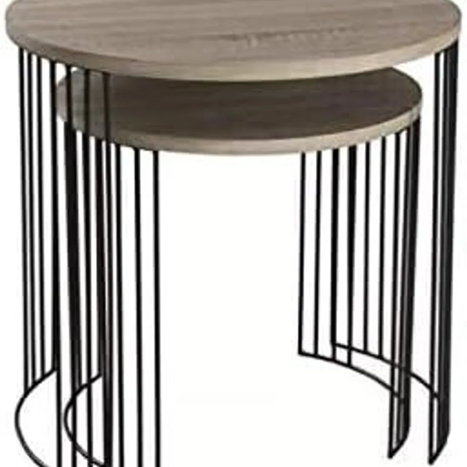BOXED MANUFACTURED WOOD BEDSIDE TABLE