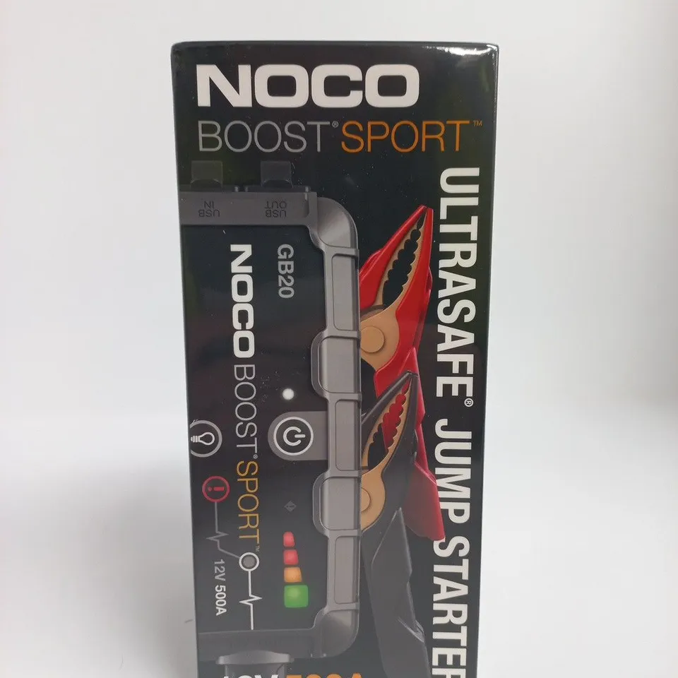 NOCO BOOST SPORT ULTRASAFE JUMP STARTER GB20