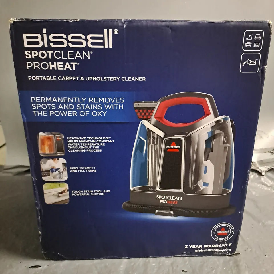 BOXED BISSELL SPOT CLEAN PROHEAT