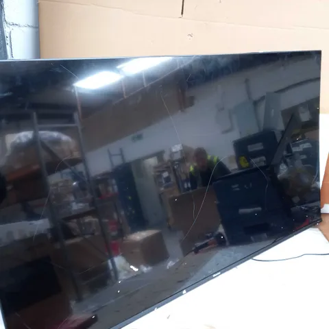 HISENSE 50E7HQTUK 50" SMART 4K ULTRA HD HDR QLED TV WITH AMAZON ALEXA - COLLECTION ONLY (BOX WATER DAMAGED)