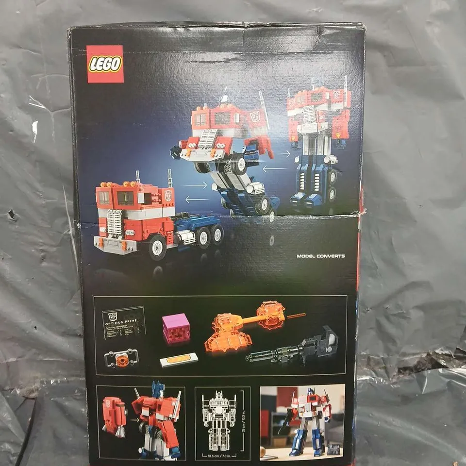 BOXED LEGO TRANSFORMERS OPTIMUS PRIME 10302 RRP £149