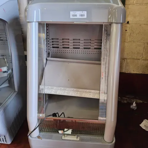 COCA-COLA BRANDED FRIGOGLASS EASIREACH EXPRESS R290 FRIDGE DISPLAY CABINET