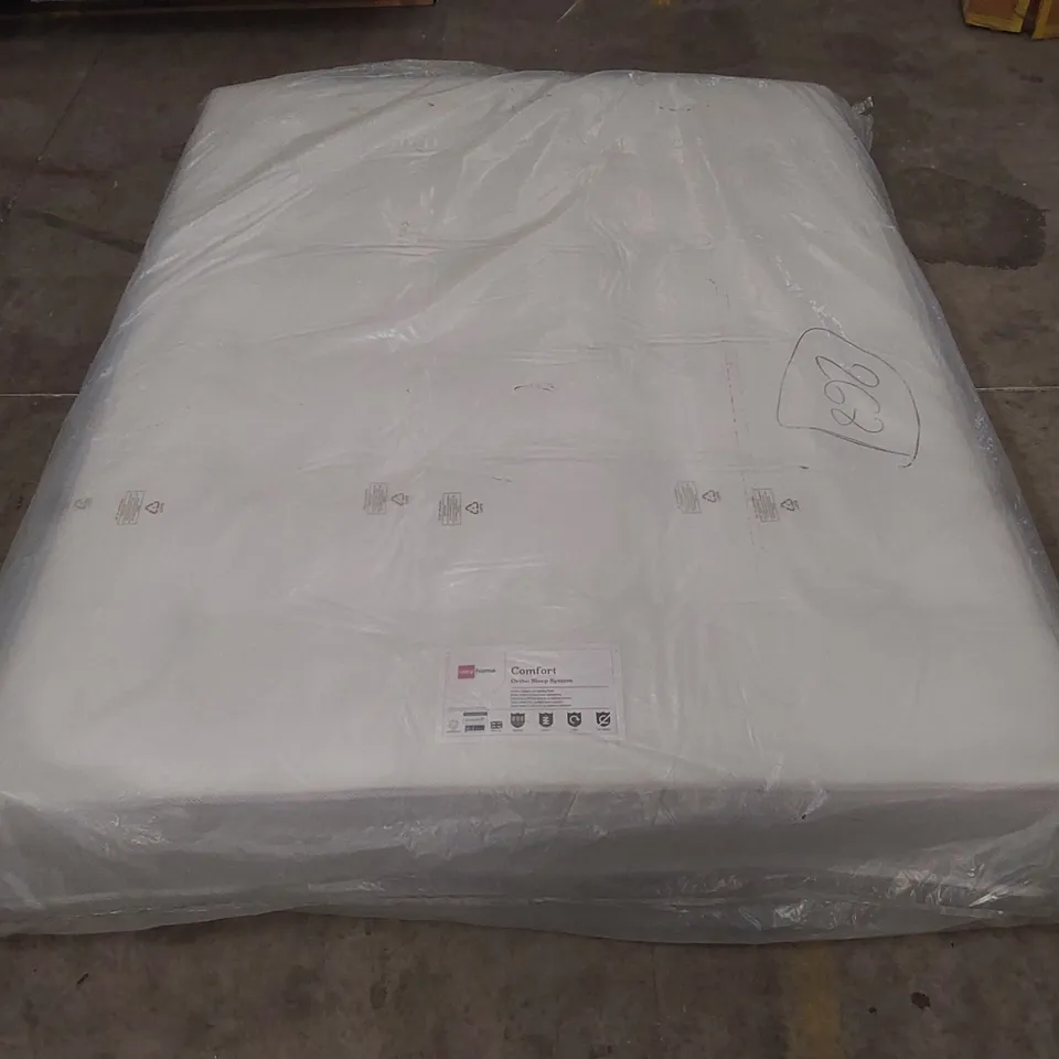 QUALITY BAGGED COMFORT ORTHO SLEEP SYSTEM OPEN COIL KING SIZE MATTRESS 
