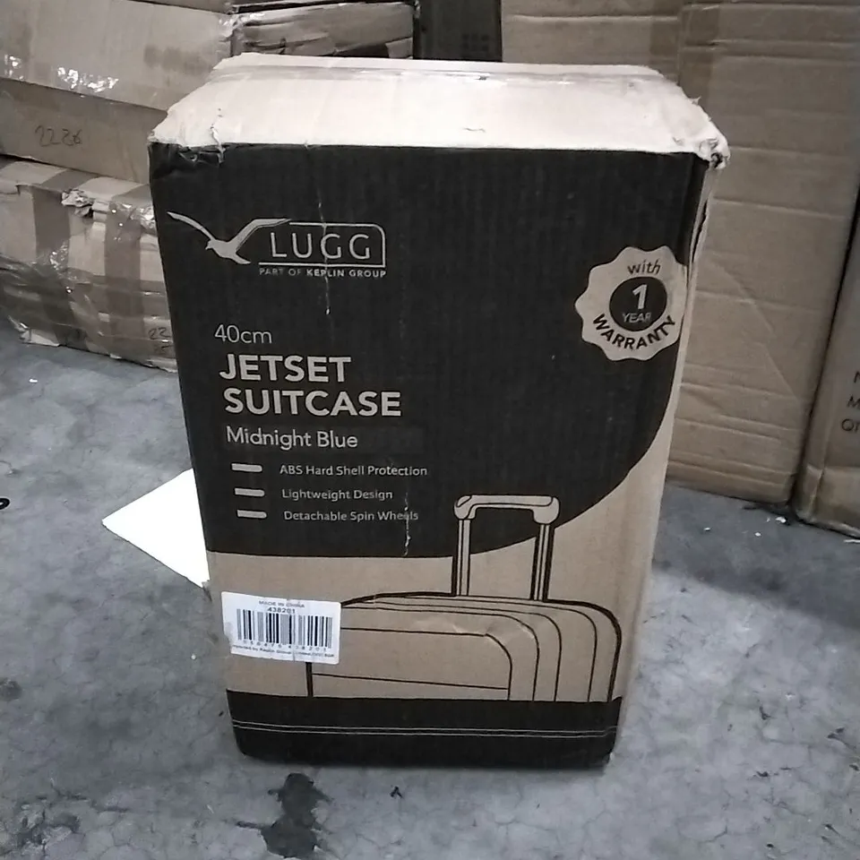 BOXED 40CM JET-SET SUITCASE MIDNIGHT BLUE