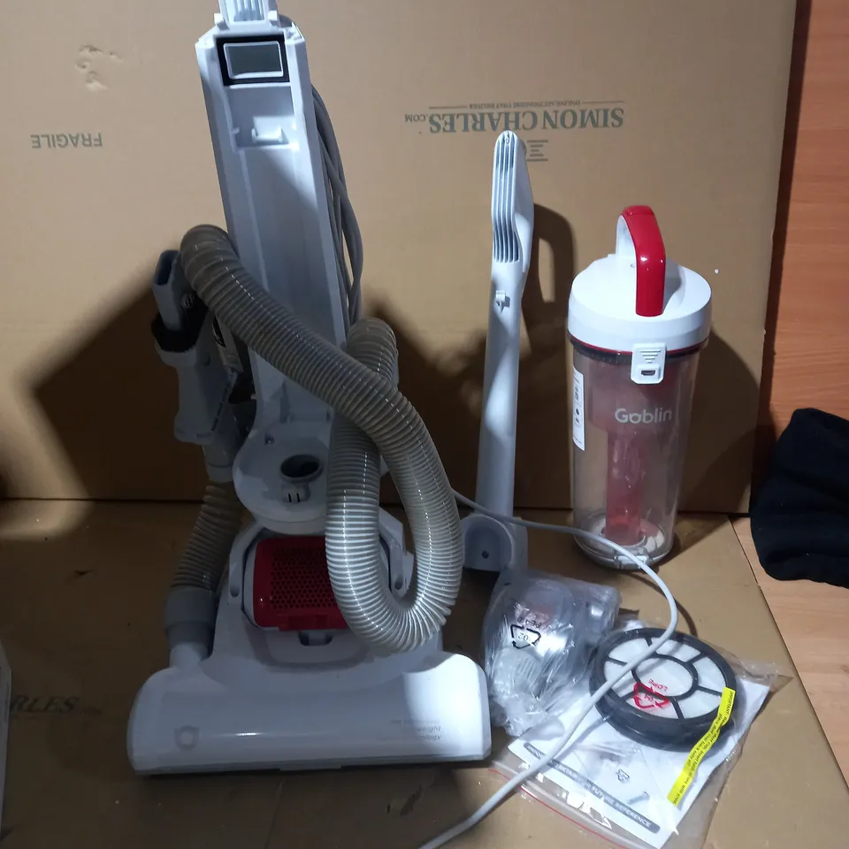 GOBLIN PET UPRIGHT VACUUM CLEANER - WHITE/RED