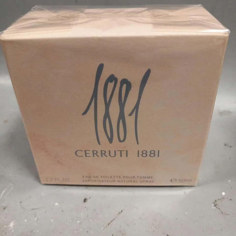 BOXED AND SEALED 1881 CERRUTI EAU DE TOILETTE 50ML