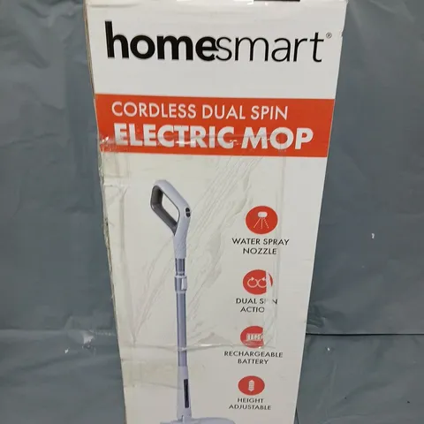BOXED HOMESMART CORDLESS DUAL SPIN ELECTRIC MOP
