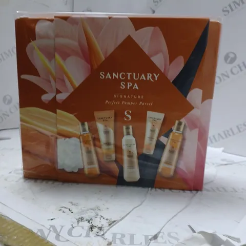 BOXED SANCTUARY SPA SIGNATURE PERFECT PAMPER PARCEL GIFT SET