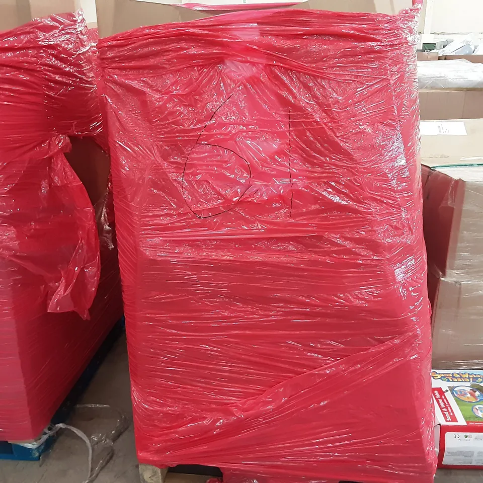 PALLET OF ASSORTED PRODUCTS TO INCLUDE SUN N FUN SAND & WATER PLAY TABLE, AIR COOLER, WOLFWISE, SAND & WATER TABLE, NEWER, SENMORE 