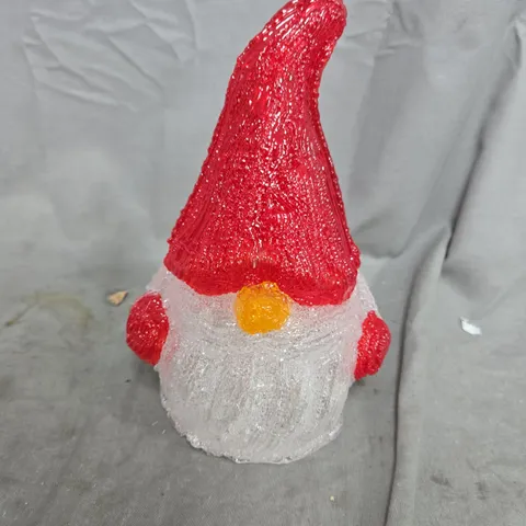 APPROXIMATELY 11 LIGHT UP SANTA ORNAMENTS