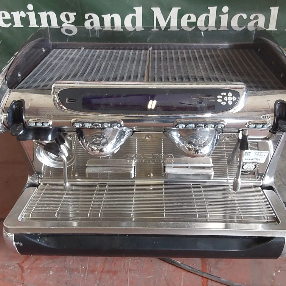 FAEMA EMBLEMA 2 GROUP COMMERCIAL COFFEE ESPRESSO MACHINE 