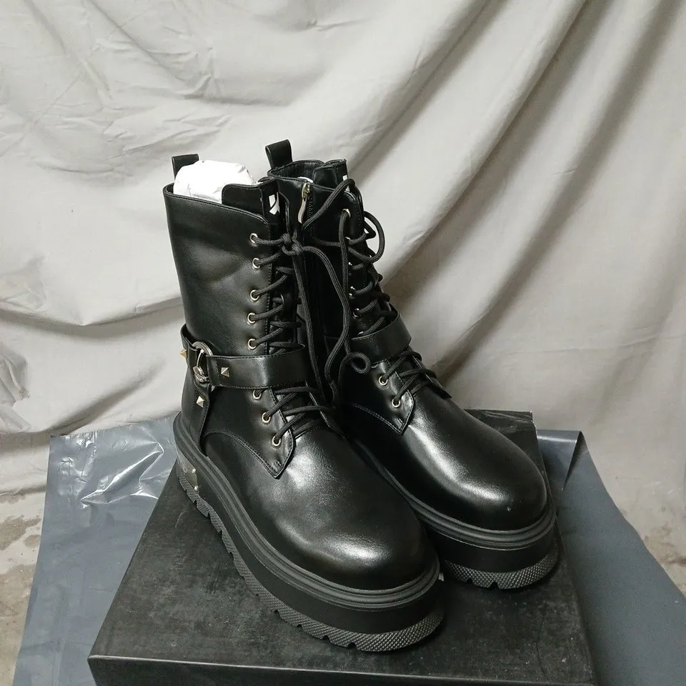 KOI GHOST THE IMPERATOR HARDWARE PLATFORM BOOTS BLACK BOXED SIZE 10 