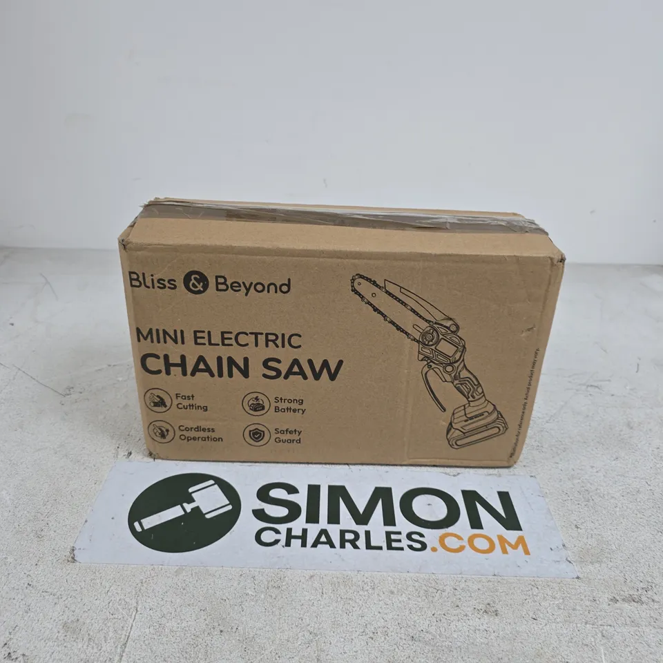 BOXED BLISS & BEYOND MINI ELECTRIC CHAINSAW