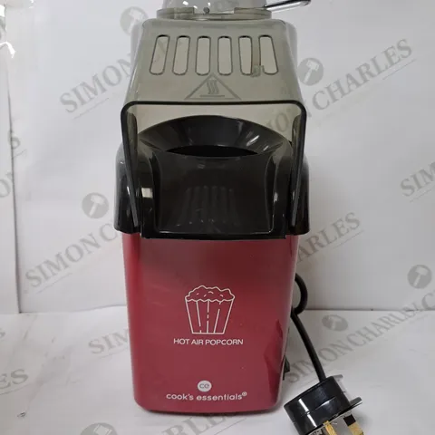 BOXED OUTLET COOK'S ESSENTIALS POPCORN MAKER