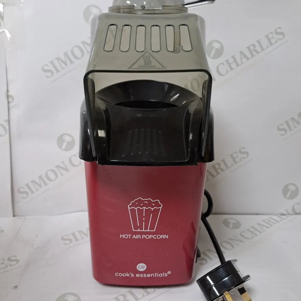 BOXED OUTLET COOK'S ESSENTIALS POPCORN MAKER