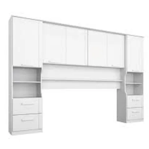 BOXED GRADE 1 PRAGUE NEW WHITE OVERBED UNIT (4 BOXES)